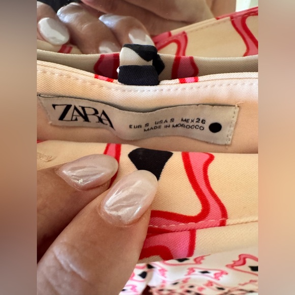 Zara Printed flare pants - Picture 15 of 16